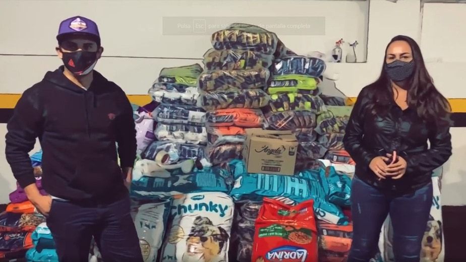 Donan más de 15 mil toneladas de purina a animales afectados por huracán Iota en Providencia