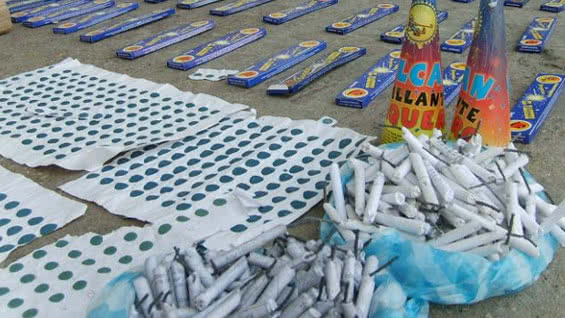 Una niña, la primera víctima de la pólvora en Neiva