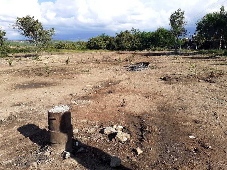 La comunidad no permitirá la invasión de esta zona verde.