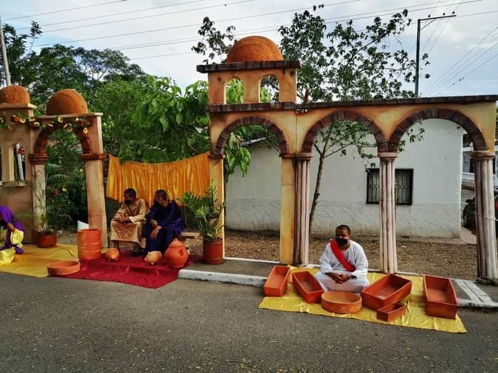 En la Jagua a través de una arquitectura especial alusiva a la navidad buscan reactivar un poco la economía.