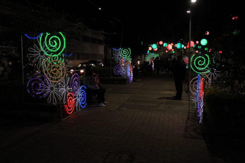 El alumbrado está ubicado en los sitios más emblemáticos del Valle de Laboyos.