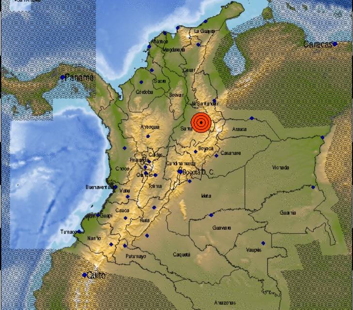 Sismo de 4.5 sacudió varias zonas del país