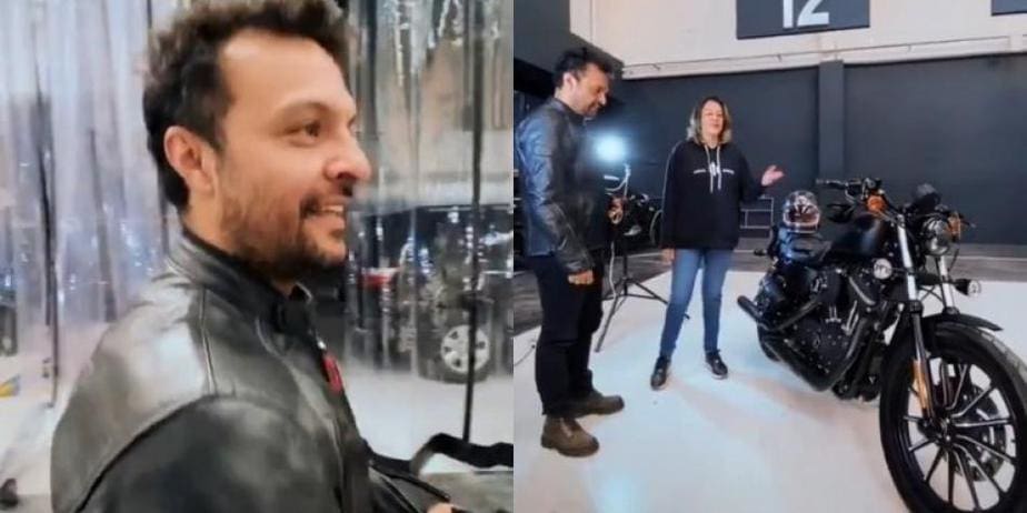 Actor Julián Román respondió a sus contradictores, tras comprar una Harley