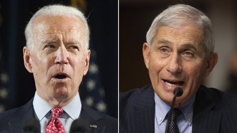 Joe Biden confirmó que Anthony Fauci seguirá al frente del equipo especial contra el coronavirus