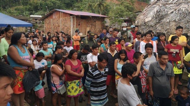 898 indígenas huyeron tras el asesinato de líder social en Bahía Solano