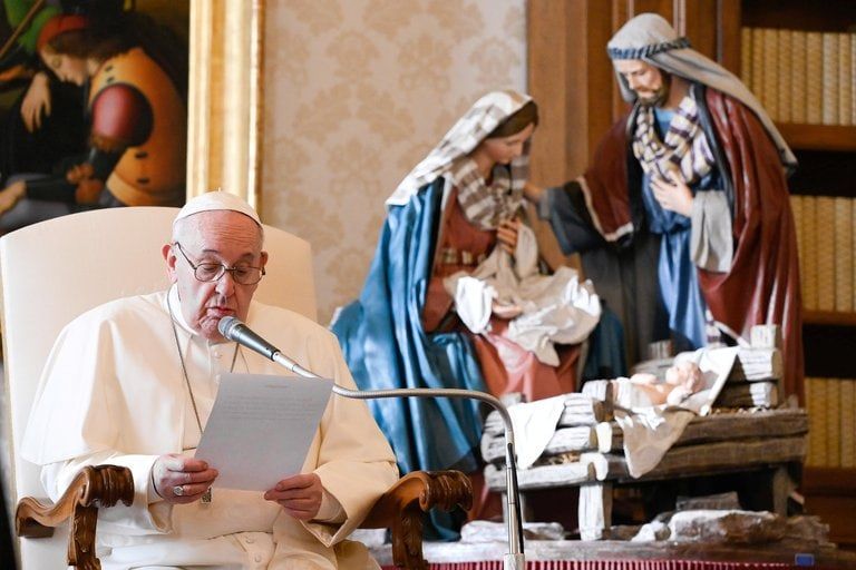Papa Francisco pidió que restricciones por la pandemia sirvan para disfrutar de una Navidad “más verdadera”