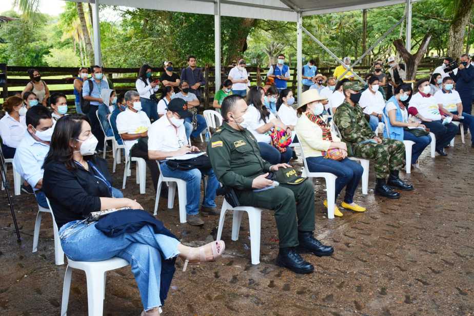 Entrega de predio en Huila, por parte del Gobierno Nacional, a excombatientes en proceso de reincorporación.