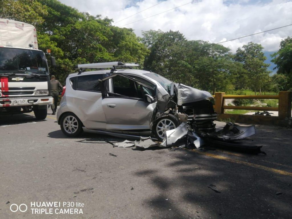 Ayer también se presentó otro accidente de tránsito en la vía Garzón-Neiva.