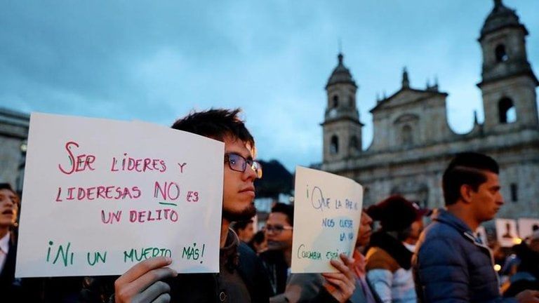Violencia contra líderes sociales aumentó en 2020