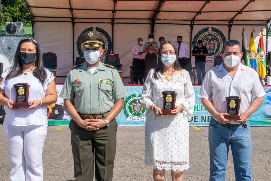 Los reconocimientos se hicieron en el marco de la conmemoración del aniversario número 129 de la Policía Nacional.