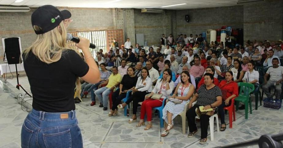 La diputada estuvo liderando diferentes iniciativas en pro de los huilenses.