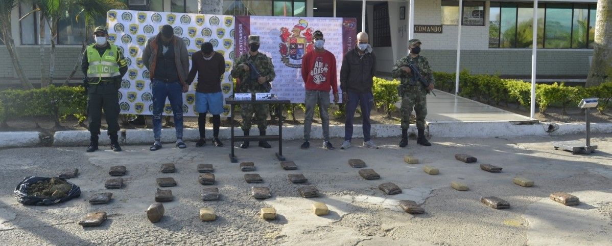 Capturados 4 ‘polizones’ venezolanos con 20 kilos de marihuana