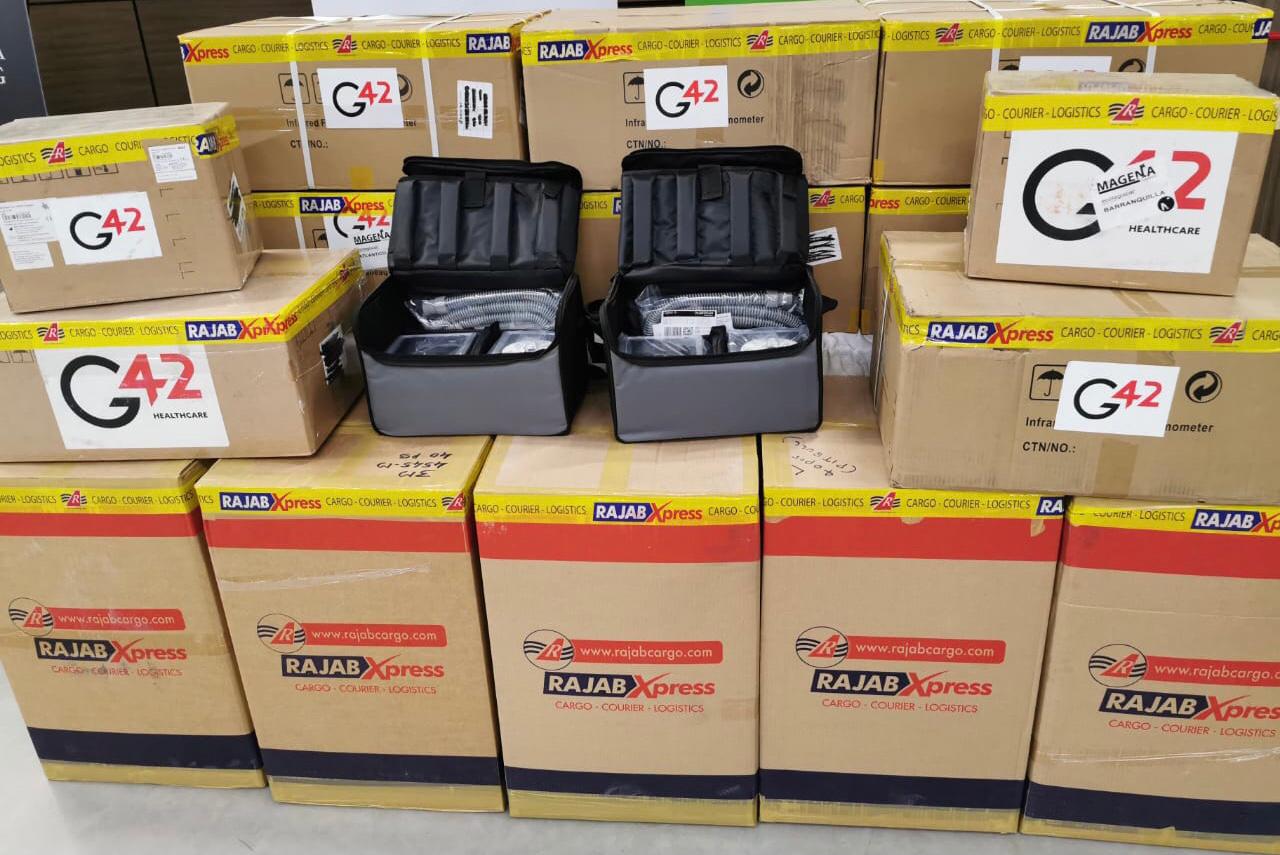 Emiratos Árabes donó 60 mil unidades de bioseguridad a Neiva