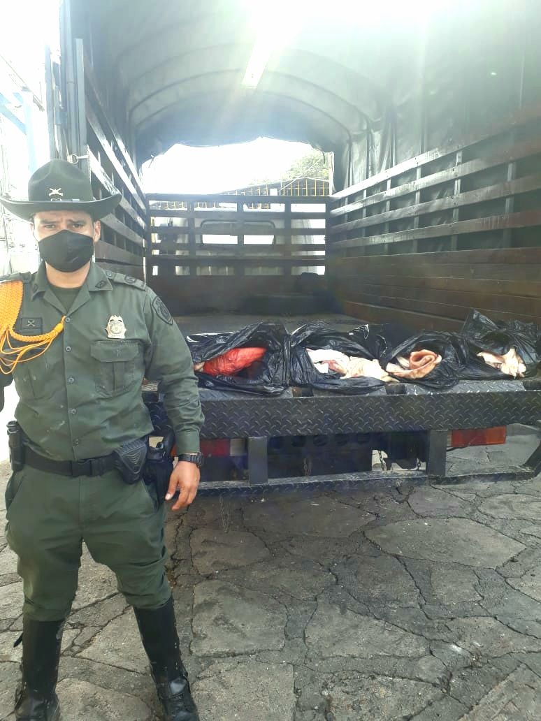 Incautan 82 kilos de carne almacenada de manera irregular