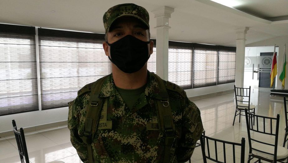 Johny Hernando Bautista Beltrán, comandante de la Novena Brigada del Ejército.