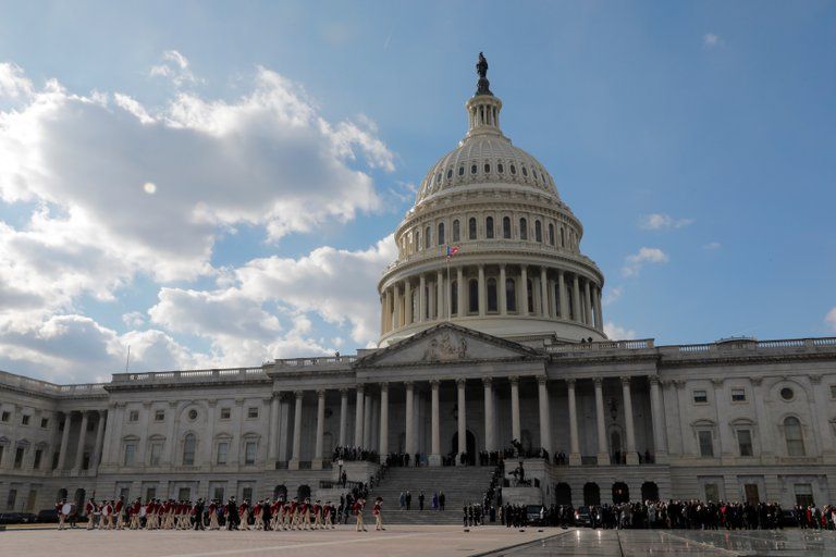 El acto de investidura de Joe Biden como presidente de EEUU (REUTERS/Mike Segar).