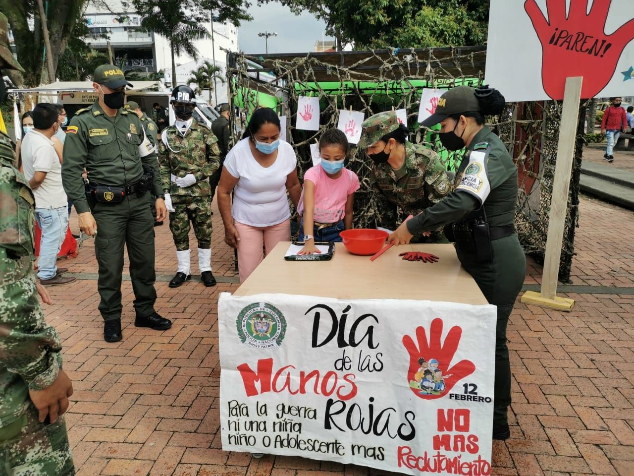 Campaña contra el reclutamiento de menores en el Huila