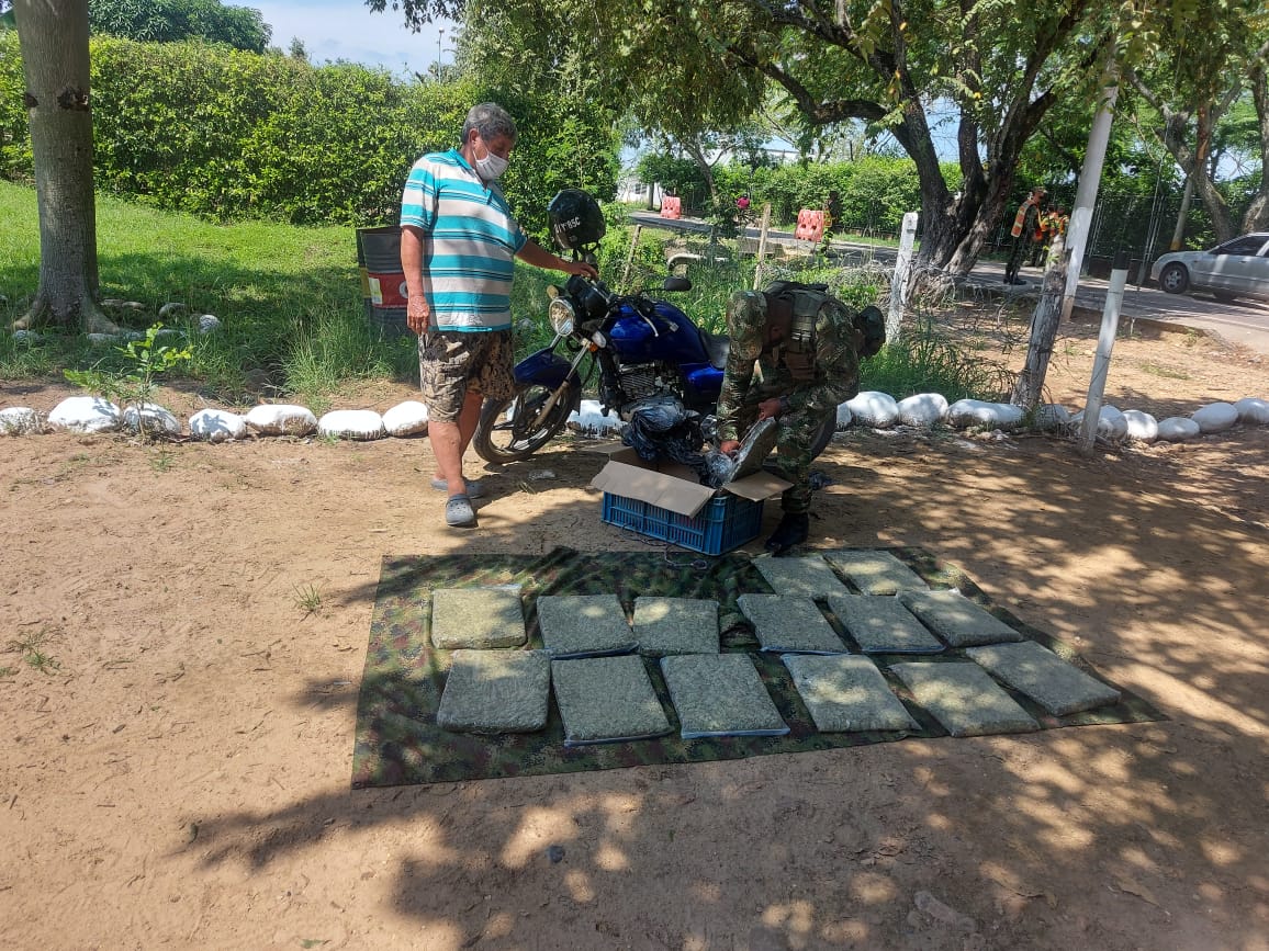 Diferentes modalidades son utilizadas para transitar las sustancias ilícitas por el departamento.