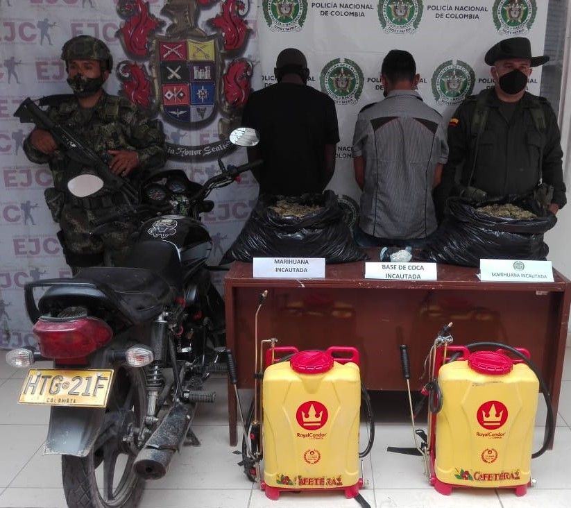 Con 10 kilos de marihuana fueron capturados dos hombres en La Plata