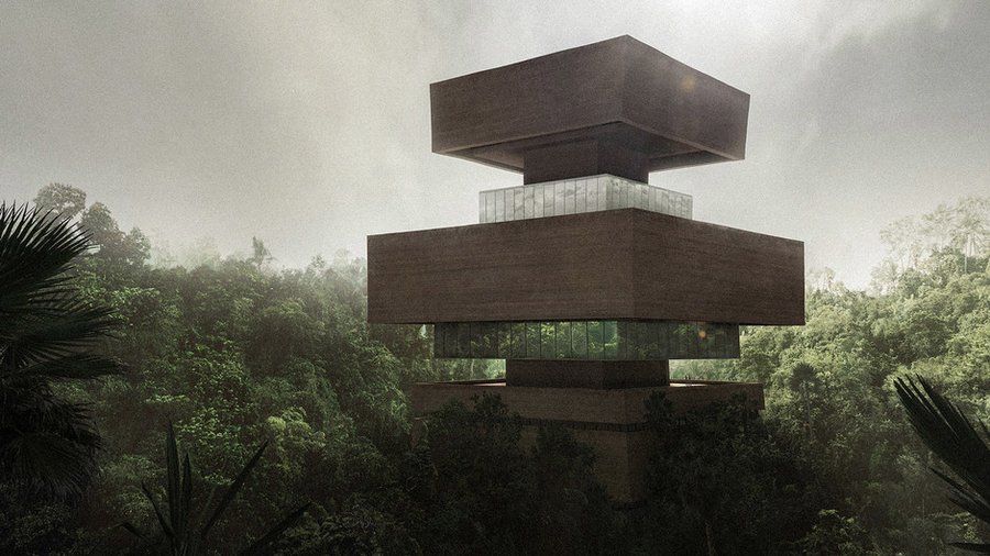 No es un espejismo, es un museo plena jungla mexicana