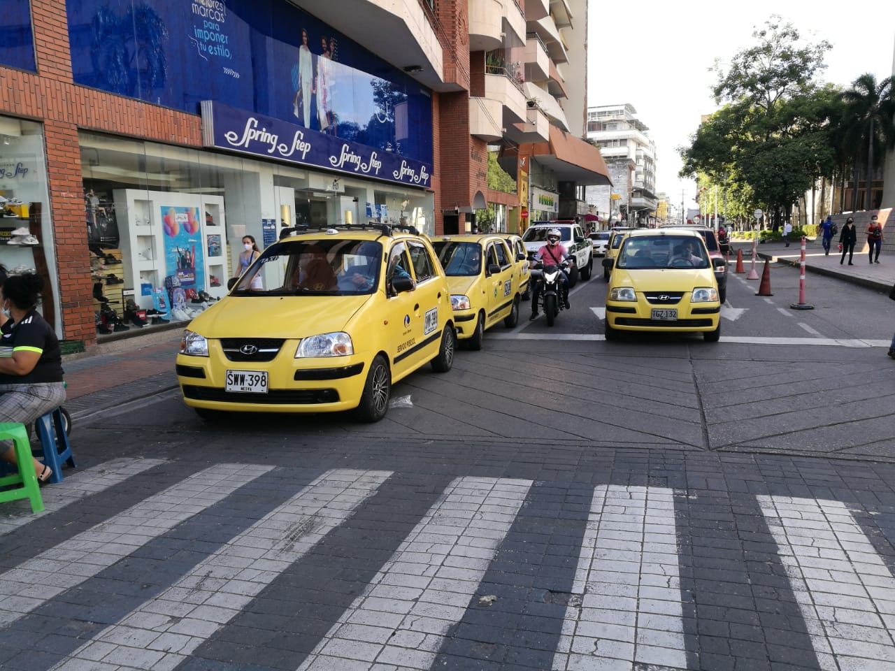 Los taxistas exigieron a las autoridades tomar las medidas necesarias para frenar el mototaxismo.