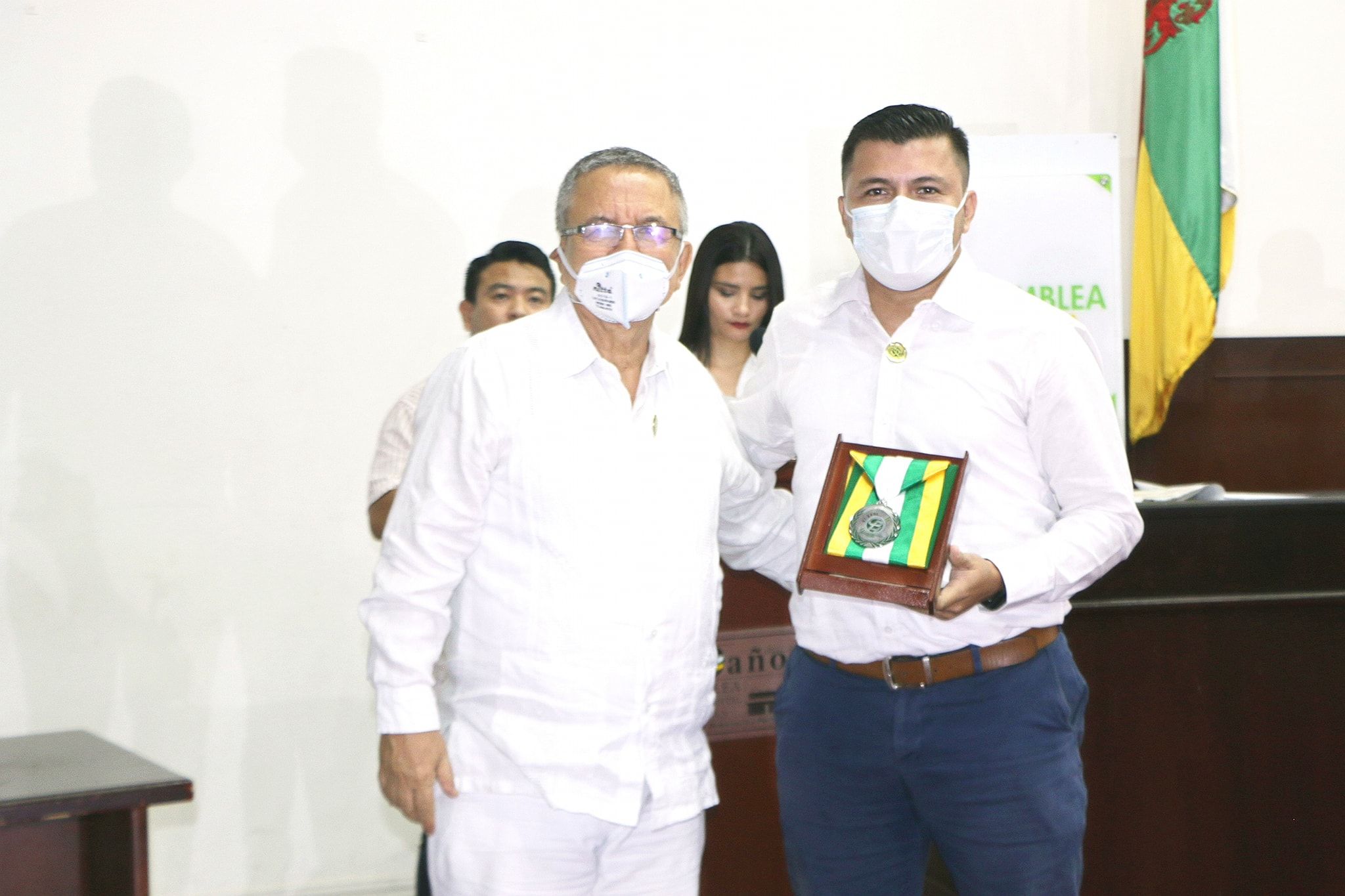 Andrés Felipe González, fue exaltado con la Medalla de Plata CPH, por su liderazgo, profesionalismo y apoyo con la agremiación durante 2020.