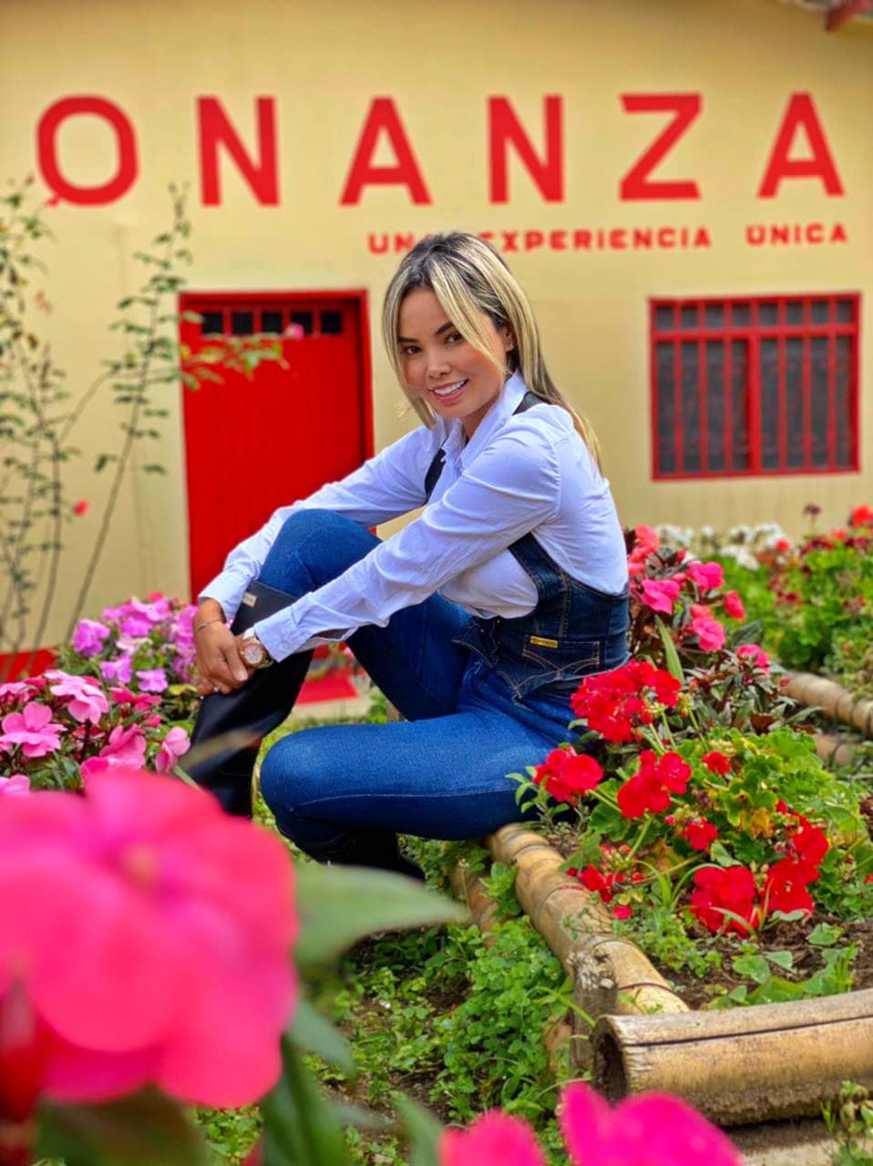 Disfrutando el paisaje