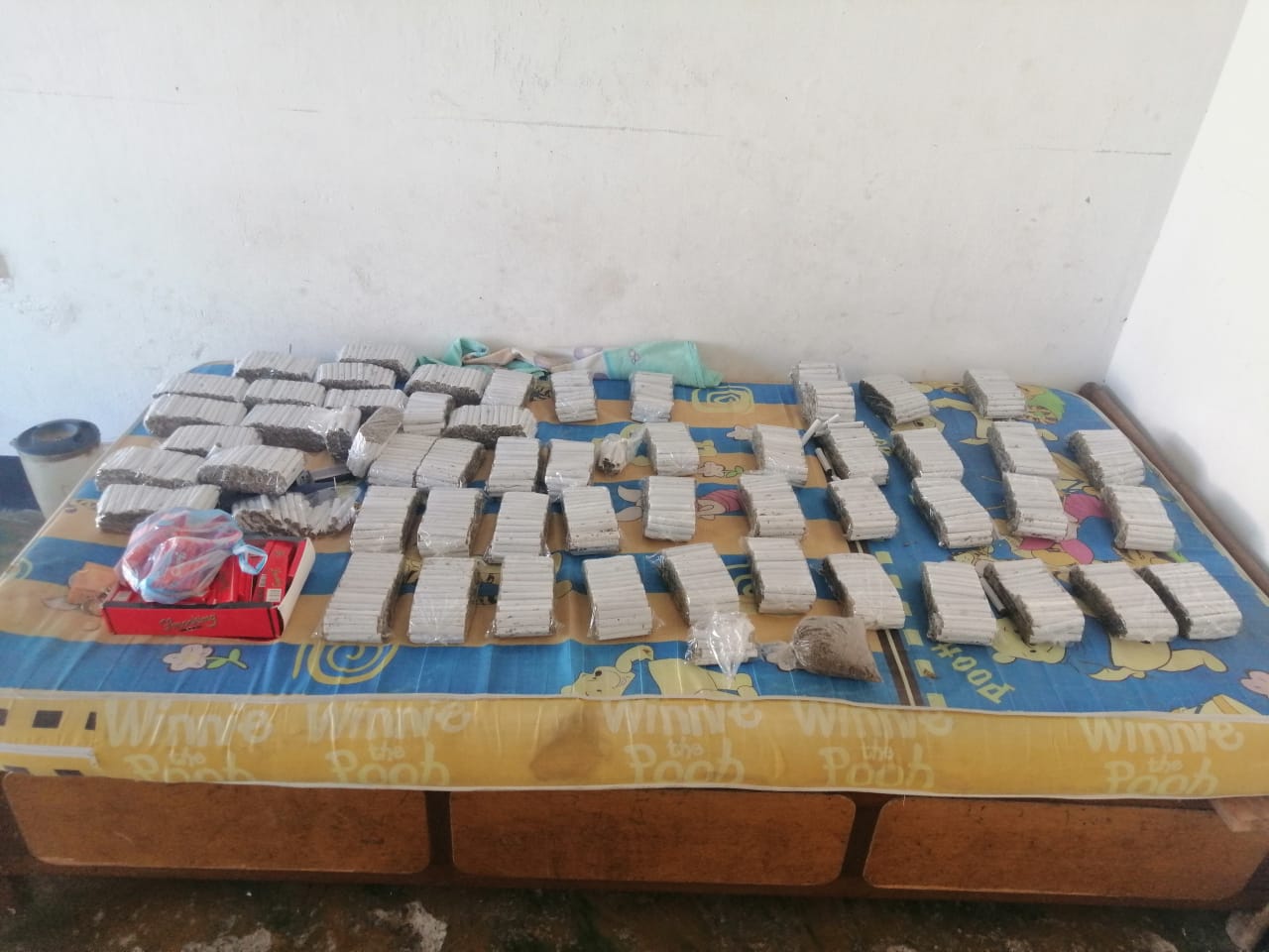 La sustancia incautada estaba avaluada en 18 millones de pesos aproximadamente