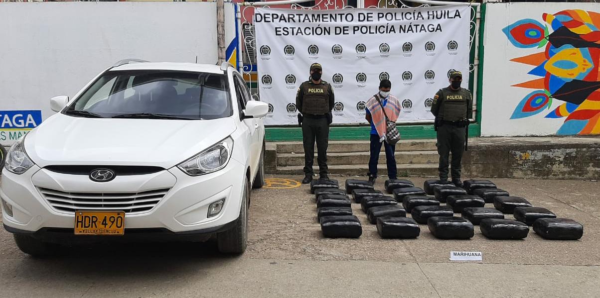 Envían a centro carcelario a un hombre por, presuntamente, transportar más de 125 kilos de sustancias alucinógenas
