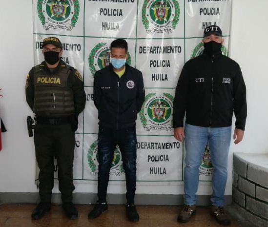 Hombre fue capturado en Isnos por acceso carnal violento