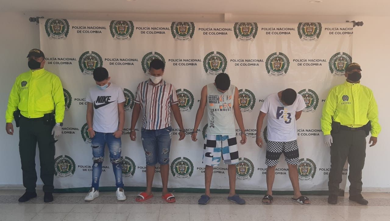 Por hurto a personas fueron judicializados cuatro supuestos integrantes de Los Santachavas