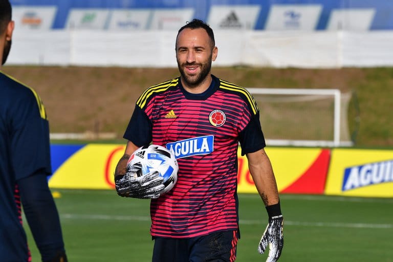 Ospina regresó a trabajos de campo con el Napoli