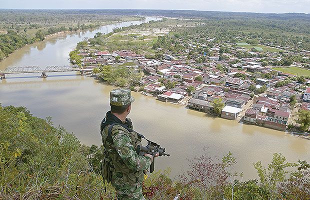 Campo minado en Catatumbo dejó cinco militares heridos