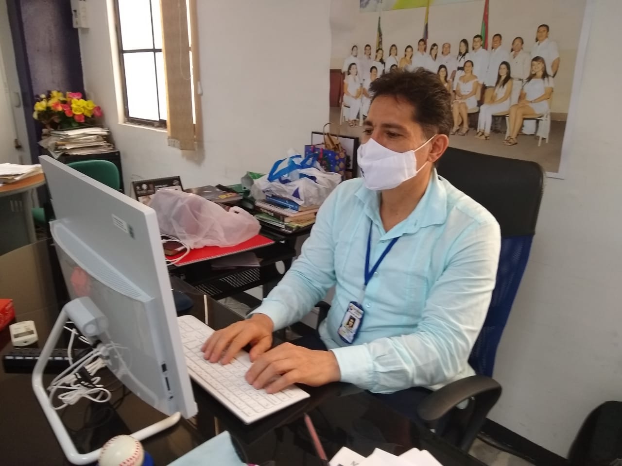 José Luis Campo, administrador Centro Comercial Popular Los Comuneros.