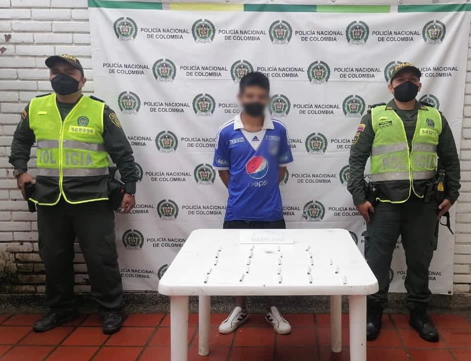 Hombre fue capturado en flagrancia con estupefacientes