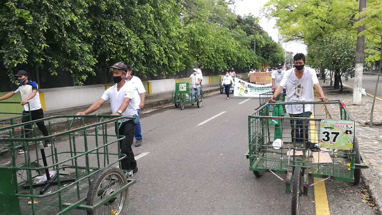 Reconocimiento dentro de lo legal, exigieron los recicladores de Neiva.