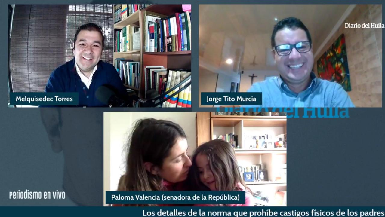 Paloma Valencia sostuvo que hay estrategias, diferentes a los golpes, para educar a los menores.