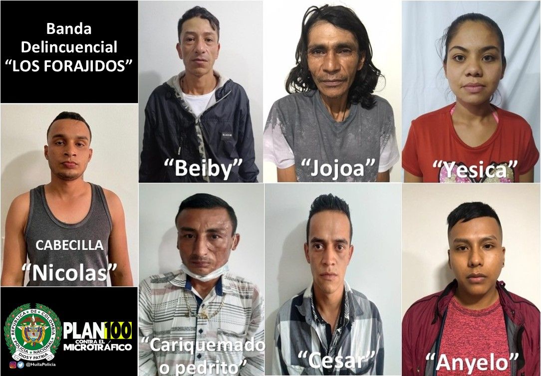 Desarticulan banda delincuencial “los forajidos” en Pitalito