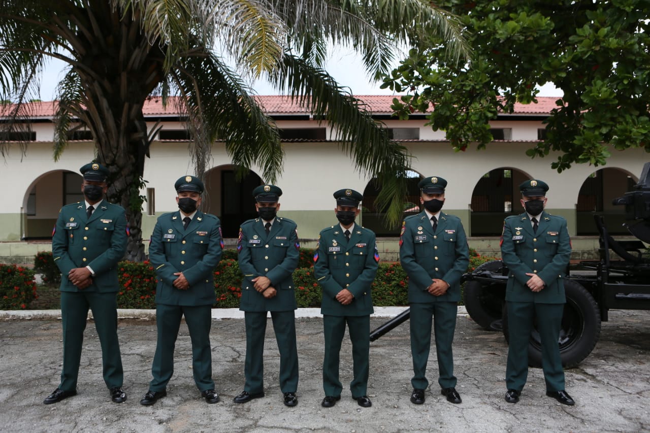 A cabo primero: Jorge Hinojosa, Jean Carlos Ruiz, Eliceo Murcia Peña, José Miguel Sierra, y a cabo segundo: Francisco Minayo y Eduardo Rubio.
