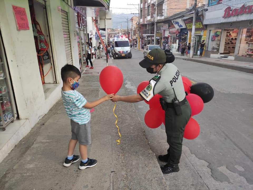 Pitalito a favor de la sensibilización del uso de tapabocas en niños