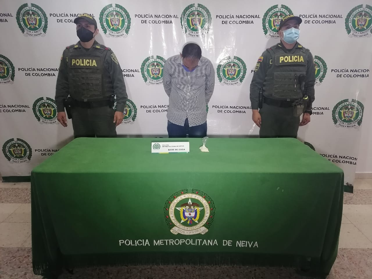 Capturado sujeto con base de coca en Av. Circunvalar