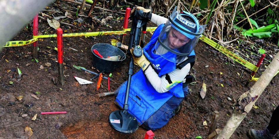 En 2020 aumentaron en 46,4 % las víctimas de minas antipersonal