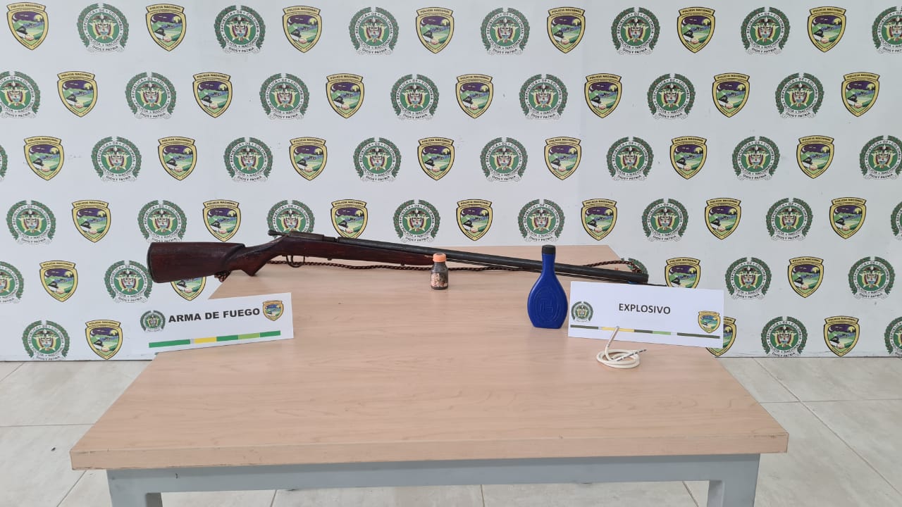 Hallan arma de fuego artesanal en Aipe