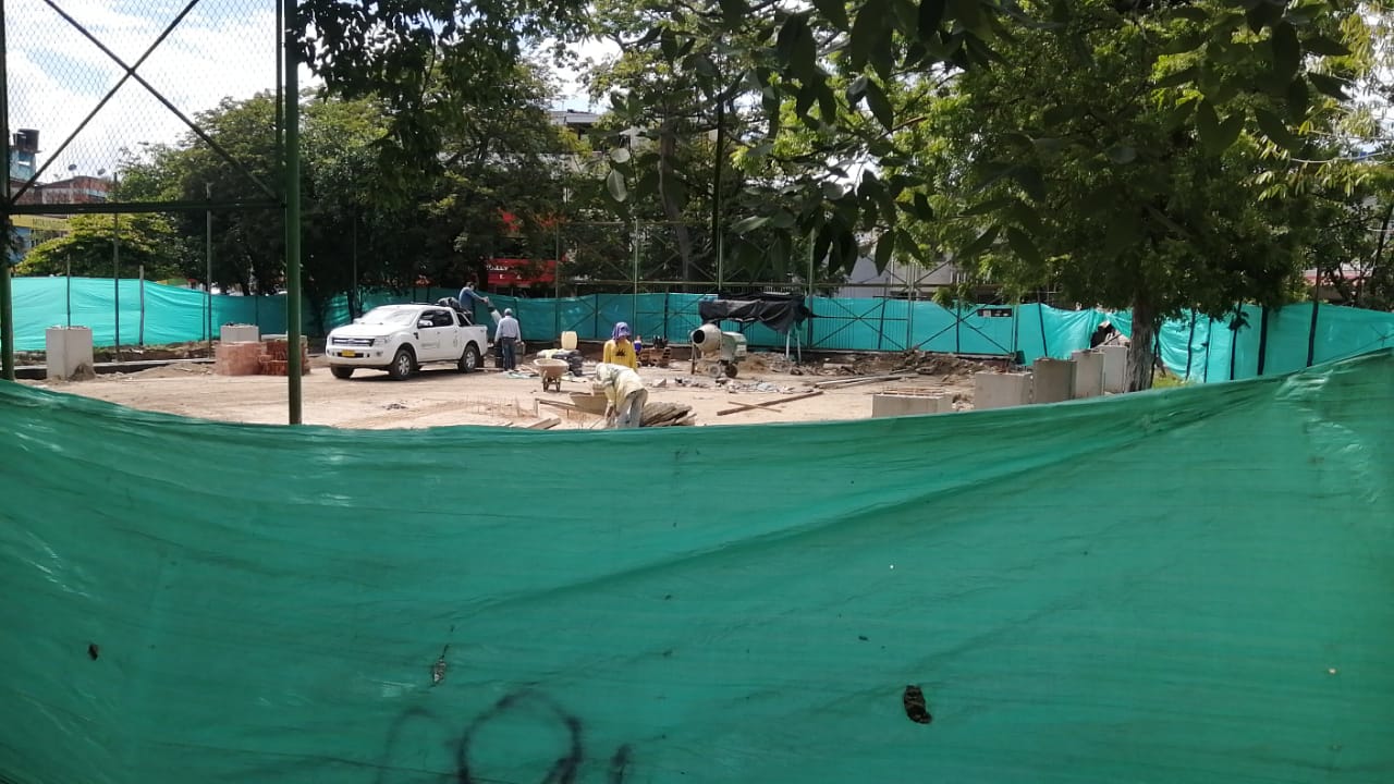 Las obras incluyen un polideportivo techado