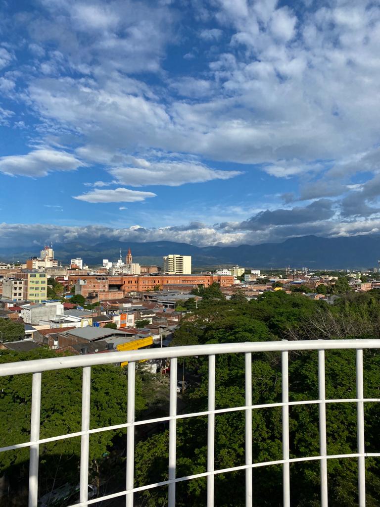 El mirador también permite observar la arquitectura de la ciudad.
