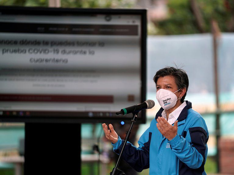 La alcaldesa, Claudia López, señaló que los responsables de esta situación son las empresas por su incumplimiento frente a la cuarentena.
