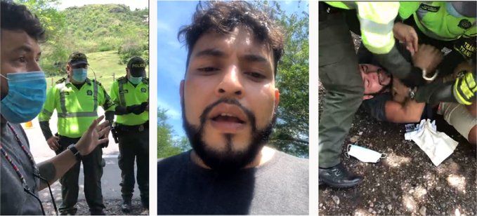 El Viacrucis de un publicista en retén de Policía y su comparendo por $42 millones