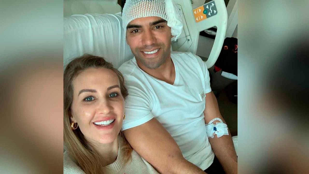 Falcao García confirma que está bien tras fractura de pómulo