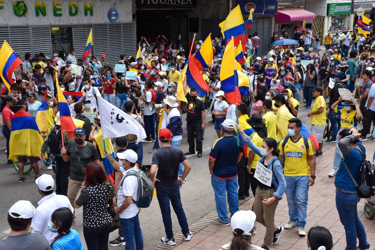 Trabajadores, maestros y estudiantes, le dieron continuidad al paro