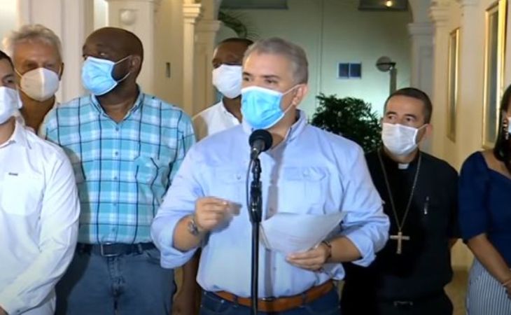 «Mantendremos competitivo el puerto de Buenaventura»: Duque